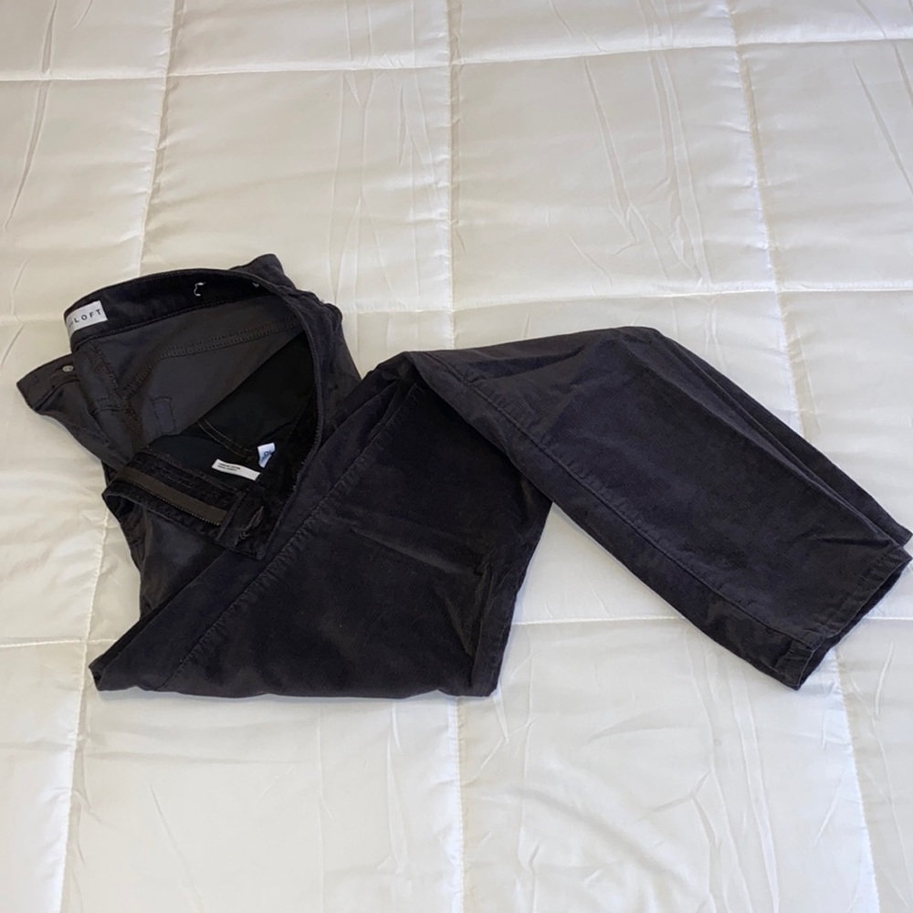 Loft Curvy High Waist Skinny Corduroy